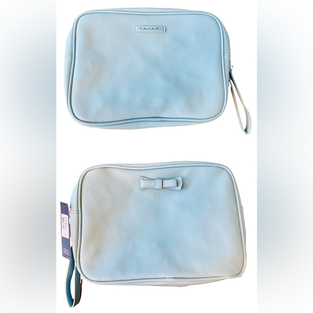 Tahari Double Zip Seafoam Travel Bag